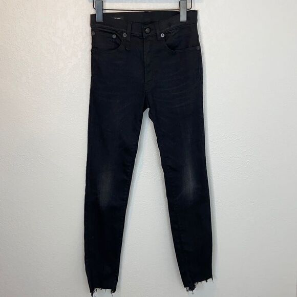 R13 Alison Skinny Stratford Black Size 25 - Picture 3 of 17